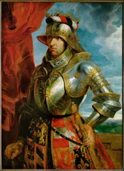 Imperatore Massimiliano I, 1618 circa (dipinto su legno di quercia)