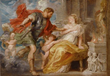 Marte e Rhea Silvia, c. 1616-1617
