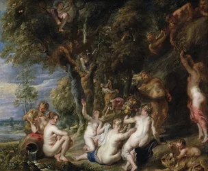 Ninfe e satiri, c. 1615