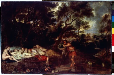 Paesaggio con Cimon e Ifigenia