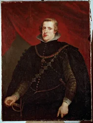 Filippo IV di Spagna (olio su tela)