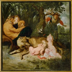 Romolo e Remo (dipinto su tela)