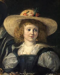 Rubens e la seconda moglie Helene Fourment in giardino (olio su tela)