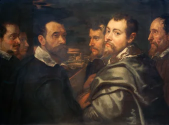 Autoritratto nel circolo degli amici mantovani