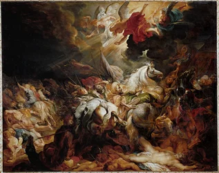 La sconfitta di Sennacherib (dipinto su legno di quercia)