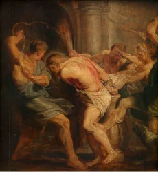 La flagellazione di Cristo, 1617 circa (olio su tavola)