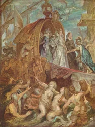 Lo sbarco a Marsiglia (schizzo per il ciclo dei Medici)