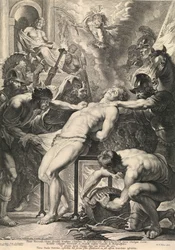 Il martirio di San Lorenzo (incisione)