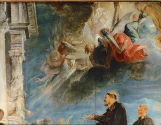 Il miracolo di San Francesco Saverio (dipinto su legno di quercia)