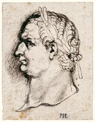 Tito, da dieci disegni di otto dei primi dodici Cesari, dopo le medaglie di Giovanni da Cavino