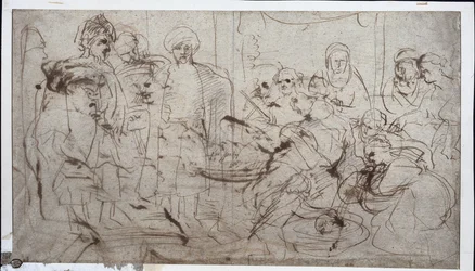Tomiri con la testa di Ciro, c. 1637-1638