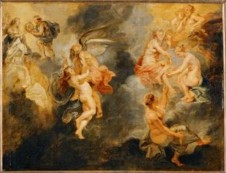 Triomphe de la verit (dipinto su tavola)