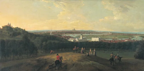 Londra dal Parco di Greenwich, 1718