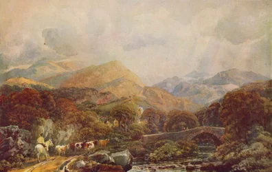 Paesaggio montuoso, XIX secolo