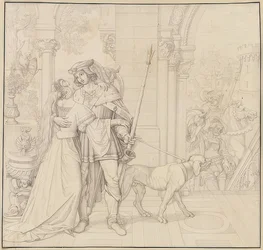 Sette disegni per i Nibelunghi: 4. Sigfrido pronto per la caccia