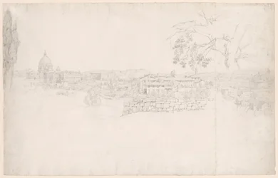 Panorama fantastico di Roma da San Pietro al Castel Sant