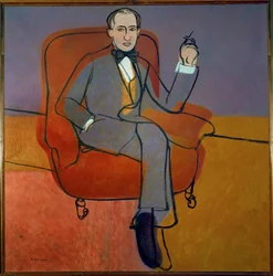 Il compositore Arthur Lurie (olio su tela)