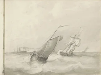 Navi a vela sul mare