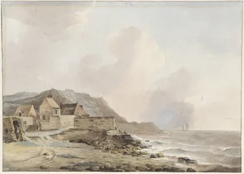 Vista della costa di Boulogne sur Mer
