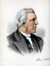 Henry Allon, divino nonconformista inglese, c1890