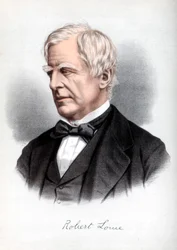 Ritratto di Robert Lowe, 1° Visconte Sherbrooke, statista britannico, c1890