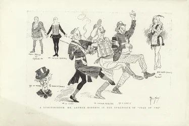 Un ricordo, Mr Arthur Roberts nella Burlesque di Giovanna d