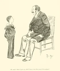Cartone animato di Phil May, dagli anni 1890