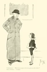 Cartone animato di Phil May, dagli anni 1890