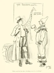 Cartone animato di Phil May, dagli anni 1890