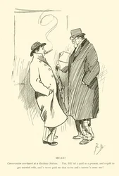 Cartone animato di Phil May, dagli anni 1890