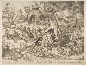 Lussuria Luxuria da I sette peccati capitali, 1558