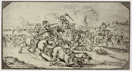 Borgognone, Una battaglia
