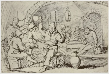 Hemskirk [Van Heemskerck?], Contadini che festeggiano