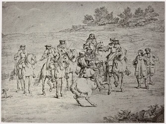 Van der Meulin [?], Luigi XIV e l