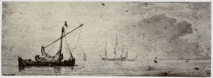 Van der Velde, Una chiatta