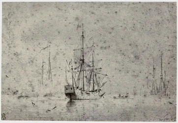 Willem van der Velde, Navigazione