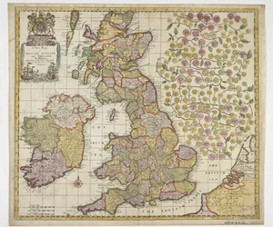 Una Nuova Mappa di Inghilterra, Scozia e Irlanda, c.1690