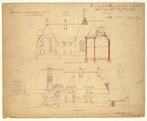 Elevazioni per The Red House, Bexley Heath