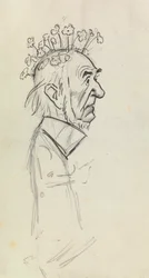 Caricatura Ritratto di Gladstone