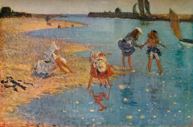 Bambini che sguazzano, 1891, 1930