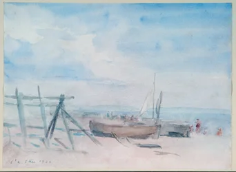 Bassa marea, spiaggia di Walmer