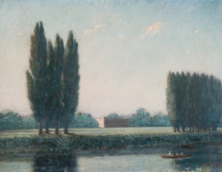 Syon House dal fiume, c.1894