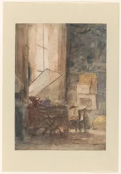Angolo nello studio di Philip Zilcken
