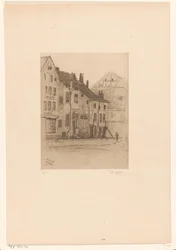 Vecchie case sulla Place Verte, a Verviers