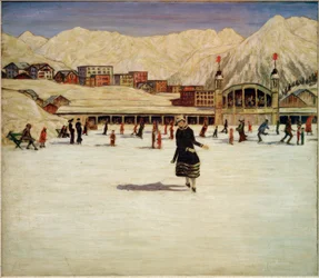 Pista di pattinaggio a Davos