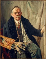 Autoritratto con mantello