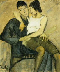 Coppia seduta, c.1920