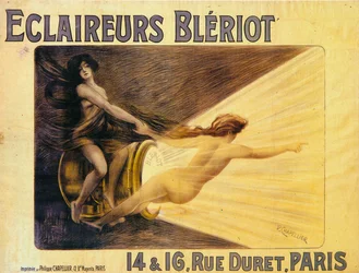 Pubblicità per fari Bleriot, c1905