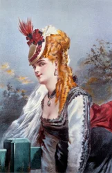 La civetta Litografia di Philippe Jacques Linder