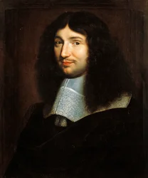 Ritratto di Jean-Baptiste Colbert, statista francese, dipinto della Scuola di Philippe de Champaigne